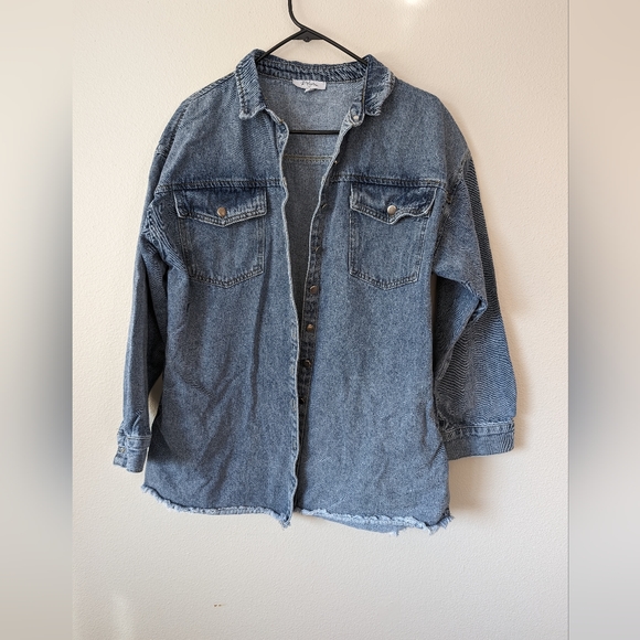 Polagram Denim Shacket - Picture 8 of 9